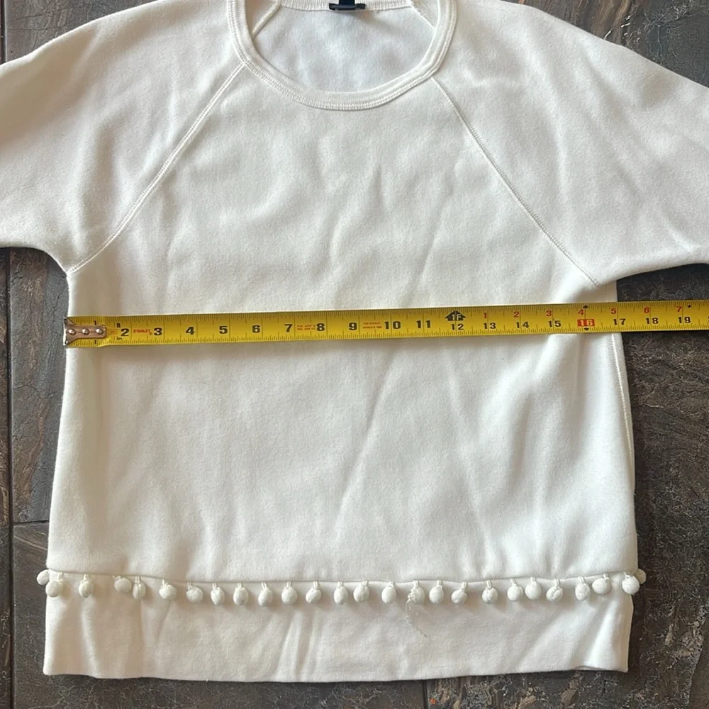 J.Crew Pom-pom sweatshirt Size XS